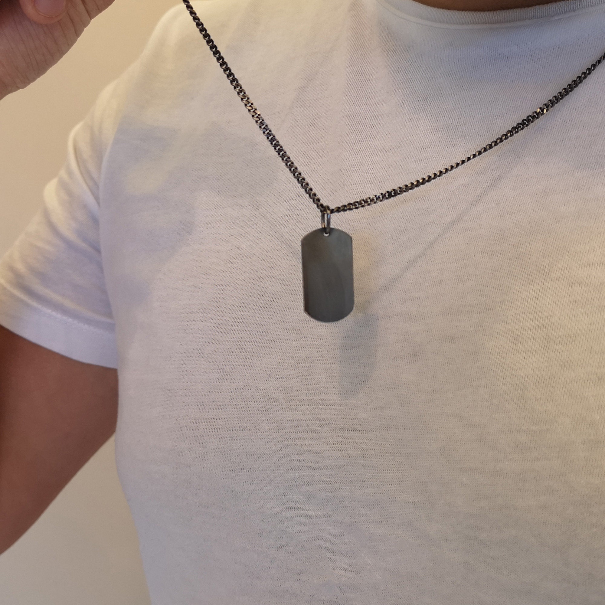 John Hardy Dog Tag Pendants for Him | Cool Material