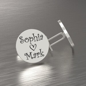 Gepersonaliseerde Manchetknopen - Handschrift Manchetknopen - Bruidegom Manchetknopen - Initialen Manchetknopen - Bruidsjonkers cadeau - Kerstcadeau voor hem