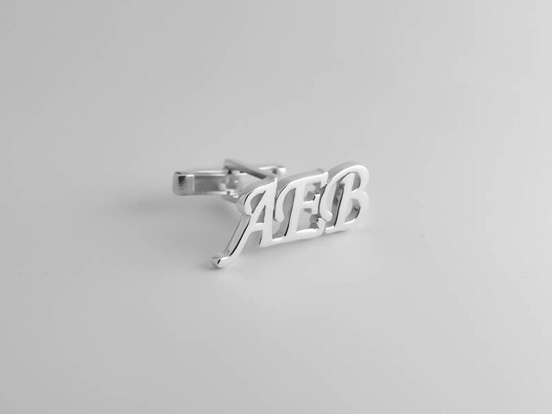 Personalized Cufflinks Initial Cufflink Letters Cufflinks Etsy