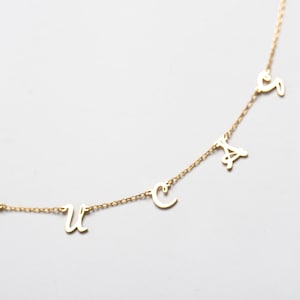 Letter Necklace - Personalized Necklace - Custom Letter Necklace - Dainty Initial Necklace - initial necklace for mother