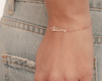 Name Bracelet - Gold Name Bracelet - Dainty Gold Name Bracelet - Personalized Name Bracelet - Dainty Custom Bracelet - Christmas gift