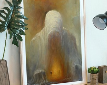 Secret Interior - Dark & Horror Fine Art Print/Poster - 50 x 60 cm, Fantasy Poster von Mariusz Lewandowski, Metal Goth, Metall Giclée