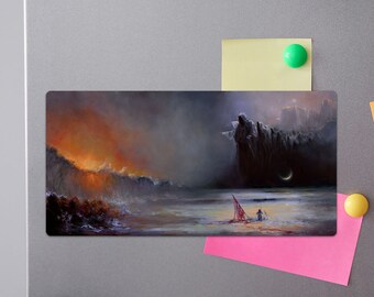 Dekorativer Magnet für Kühlschrank - "Act of humility" Haus oder Büro Dekoration von Mariusz Lewandowski, Gothic, Metal, Fantasy, surreal, dunkel