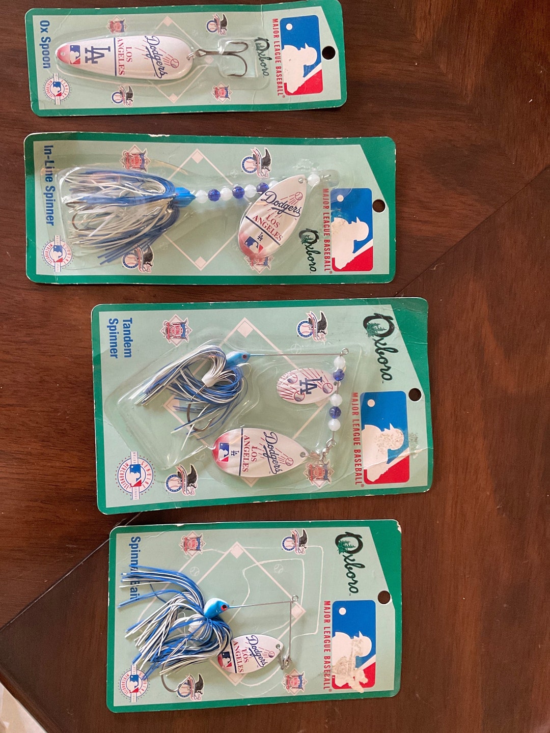 LA Dodgers Fishing Lure Set One of a Kind Etsy