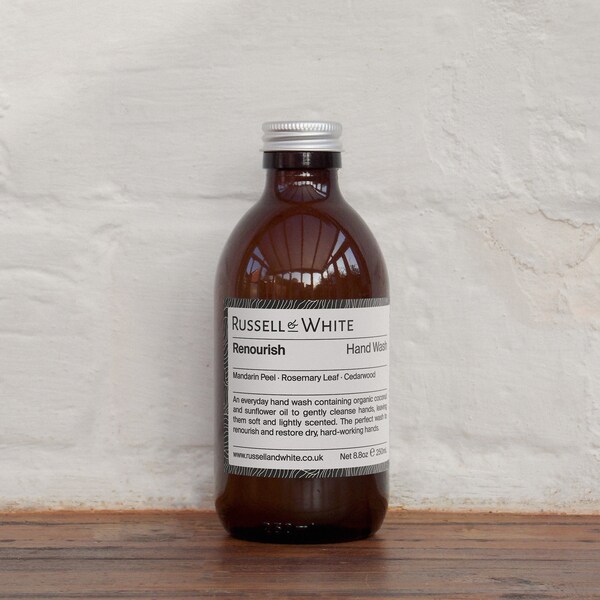 Organic Hand Wash. Mandarin, Rosemary & Cedarwood. Hand Soap. Chemical Free. 250ml. Liquid Soap. Natural Soap. Handmade. British