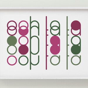 Ooh La La Printable Wall Art Poster Home Decor DIGITAL DOWNLOAD Green ...