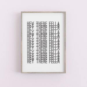 Wall Art Prints Typography Art Poster Print Home Decor Black and White Art Typography Print Wall Decor