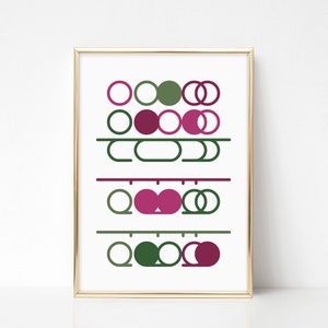 Ooh La La Printable Wall Art Poster Home Decor DIGITAL DOWNLOAD Green ...