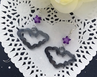Bat Drop Earrings