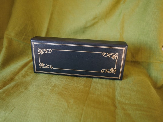French 'Le Tanneur' Green Leather Jewelry Box wit… - image 7