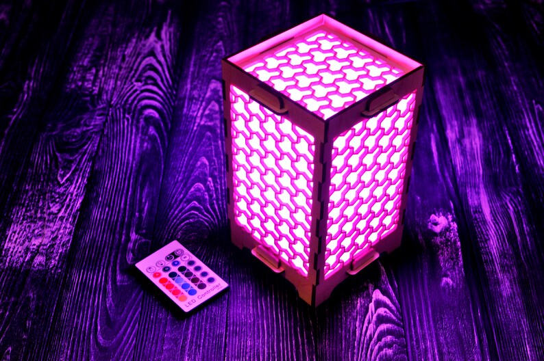 Long distance touch lamp Wooden lamp Distance relationship