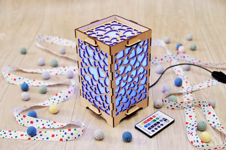 Set of Two Long Distance Friendship Lamps Touch Lamps Long Etsy