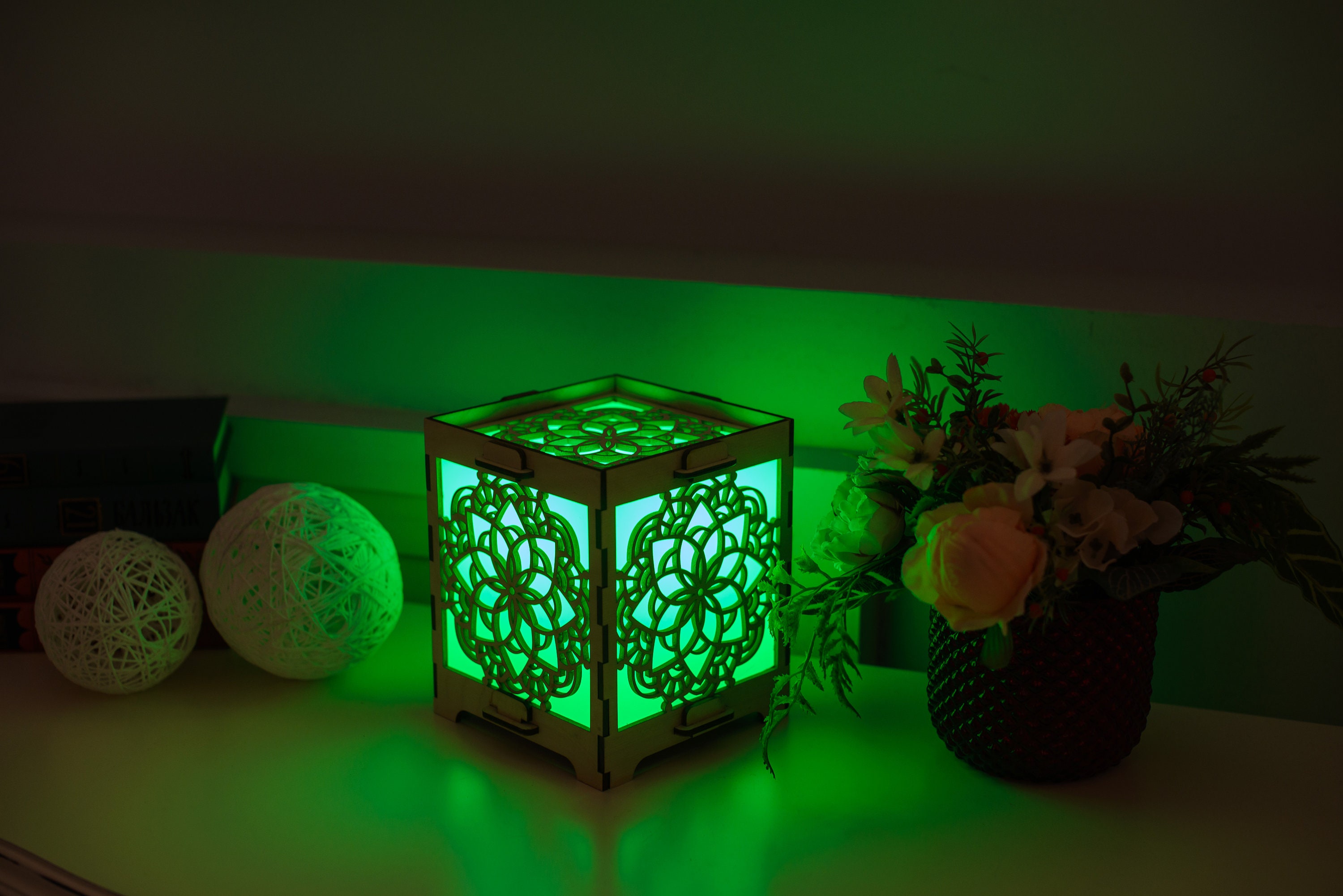 Long Distance friendship lamp Set of two Etsy