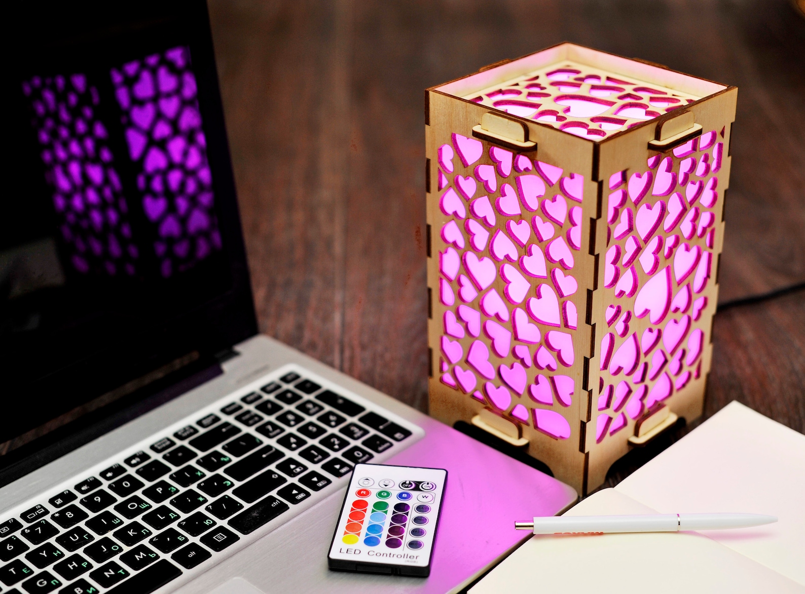 Unique Touch Lamp Fairy Lights Light Box Nightlight Bedroom Etsy