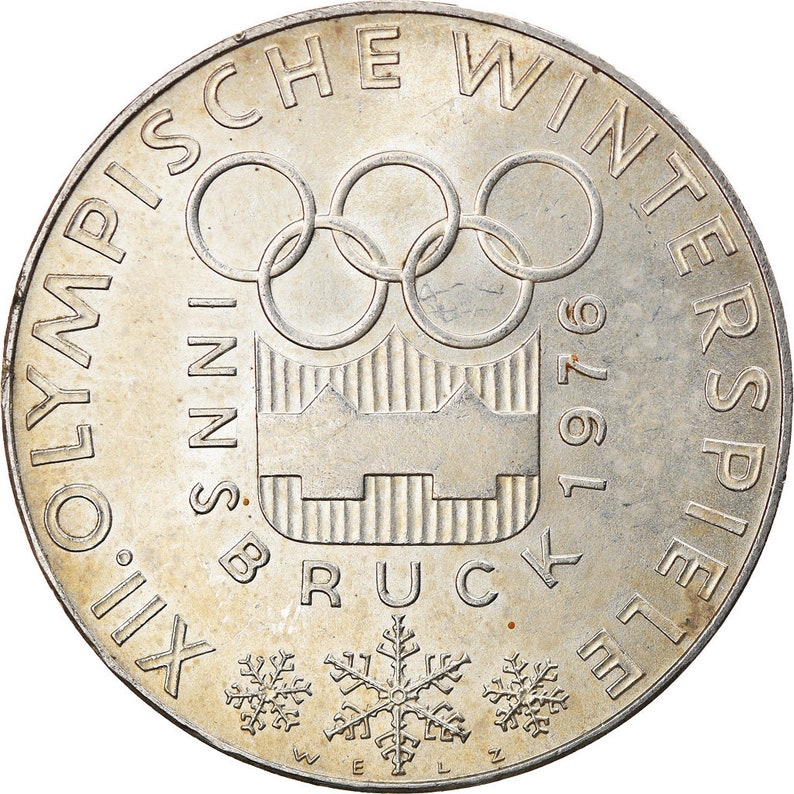 au 1976 100 schilling austria coin 55-58 silver km:2926