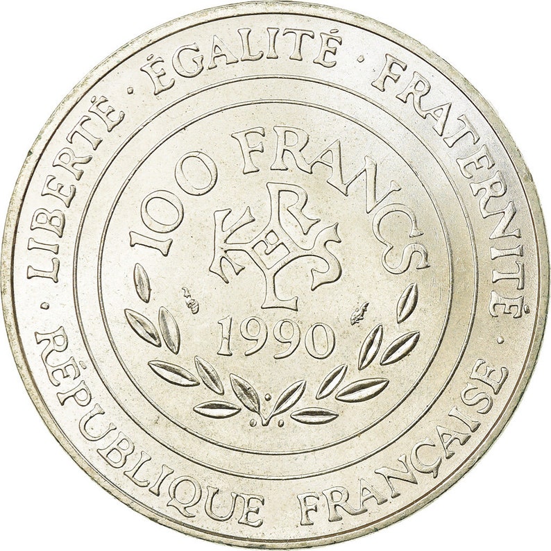 Valeur Pièce De 100 Francs Charlemagne Argent 1990