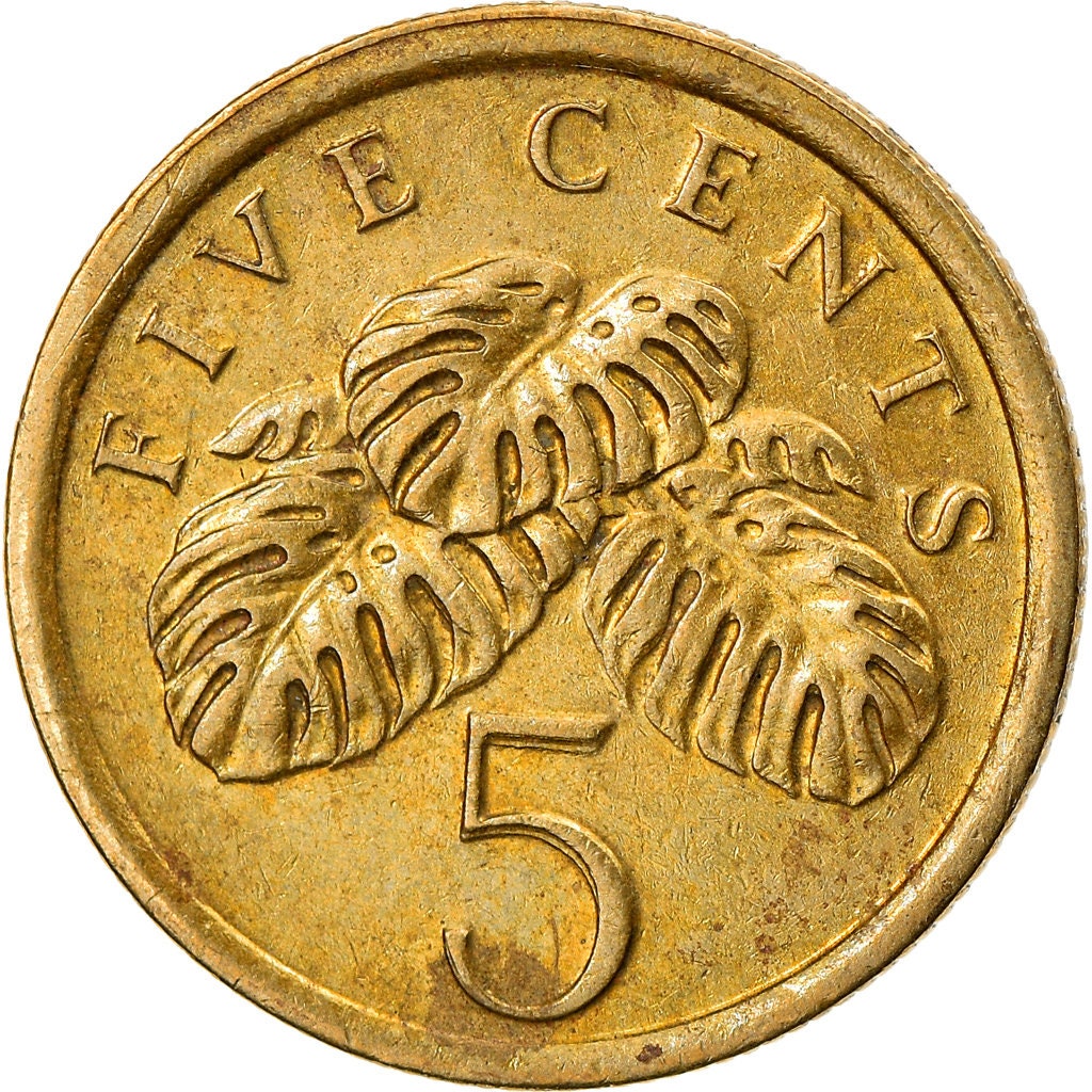 Coin Singapore 5 Cents 1993 Singapore Mint Ef40 45 Etsy 2-rupees-unity-in-diversity-india-numista