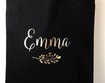 Tote bag personnalisable avec prénom ou texte