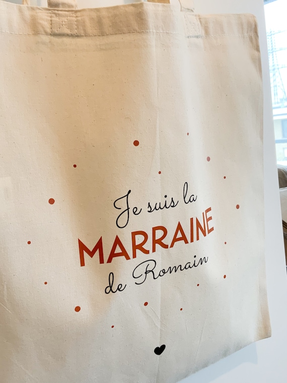 Aller Simple Pour La Joie Tote Bag 'Super Marraine' Paroles D
