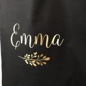 Tote bag personnalisable avec prénom ou texte image 2