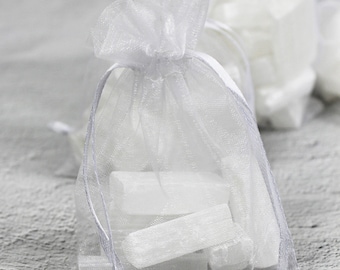 Moroccan Selenite Sticks Mix: Crystal Lover Gift, Lucky Charm