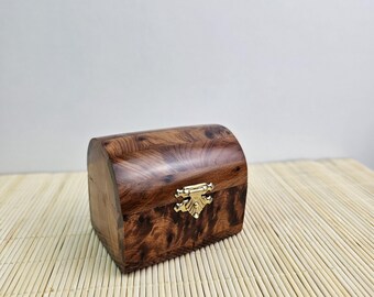 Moroccan Thuja Wood Treasure Box: Handcrafted Jewellery Box