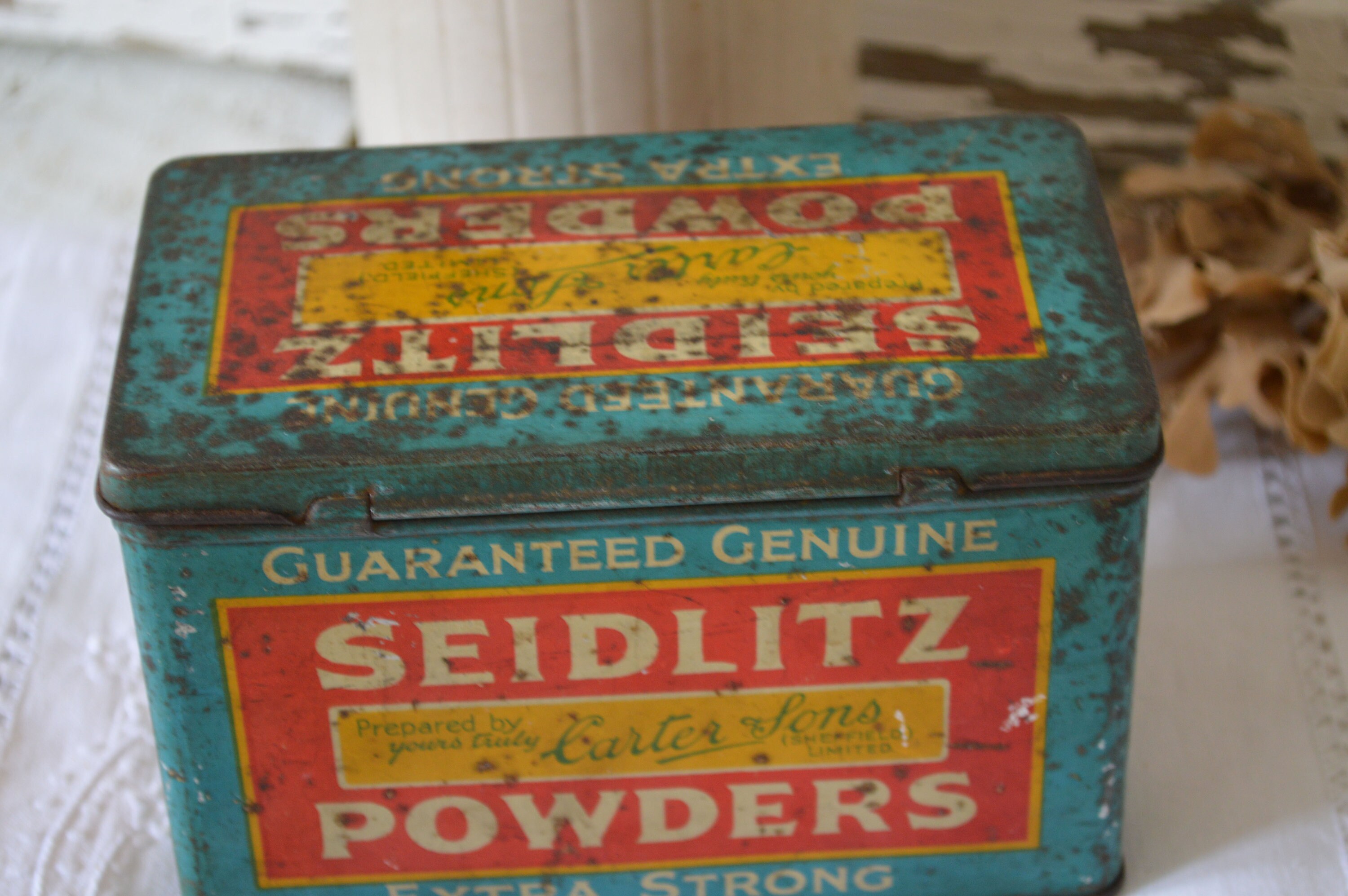 Vintage Tins Old tins Antique Tins Advertising Tins Rusty Etsy