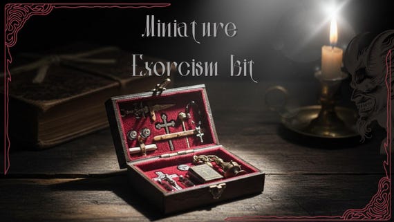 1:12th scale Exorcism Kit  ( DIY kit )