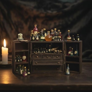 Kit de botiquín de mesa DIY a escala 1:12