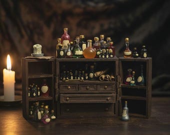 1:12th Scale DIY Tabletop Apothecary Cabinet kit