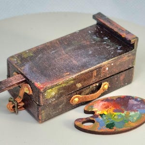 1:12 Künstler Reisestaffelei - DIY Kit