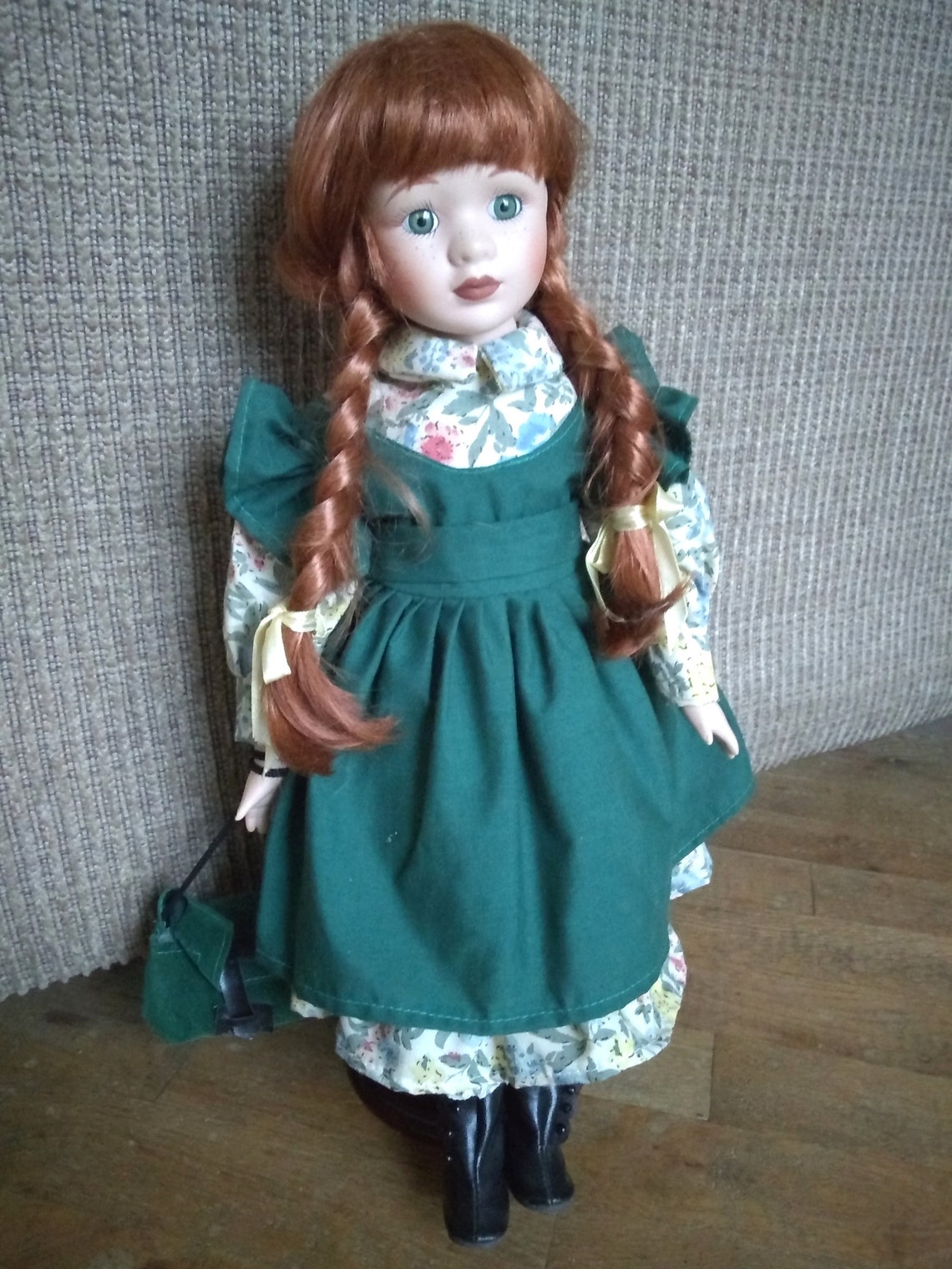 Anne of Green Gables Porcelain Doll 1990's 16 in Popular Etsy Canada