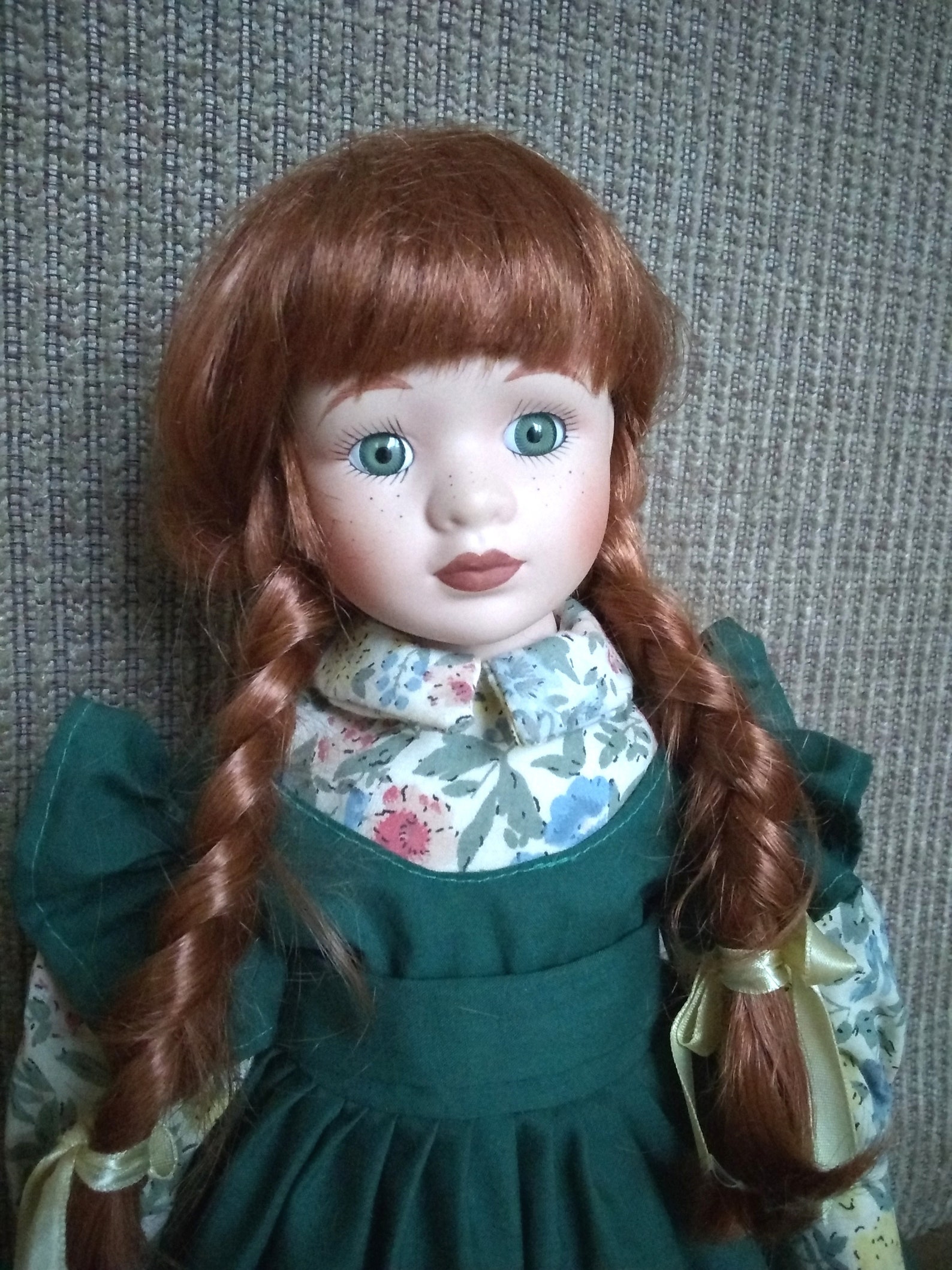 Anne of Green Gables Porcelain Doll 1990's 16 in Popular Etsy Canada