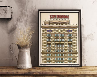 City Federal Print - Birmingham Alabama