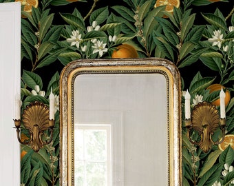 Orange Tree Wallpaper Mural: Dark Orange Blossom Wall Art #167