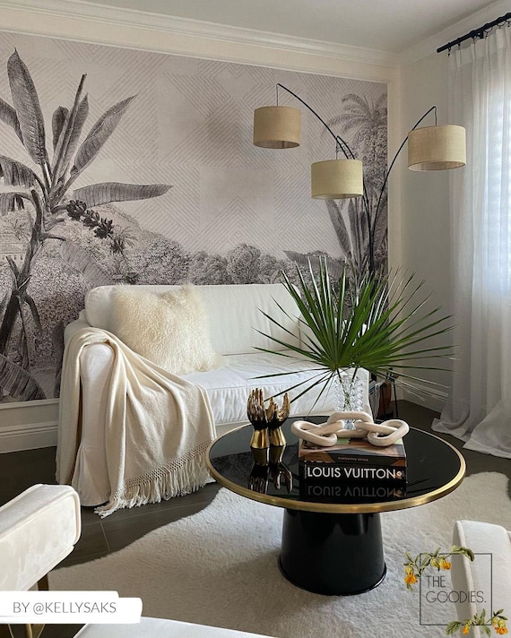 Scenic Palm Forest Wall Mural Palm Removable Wallpaper 