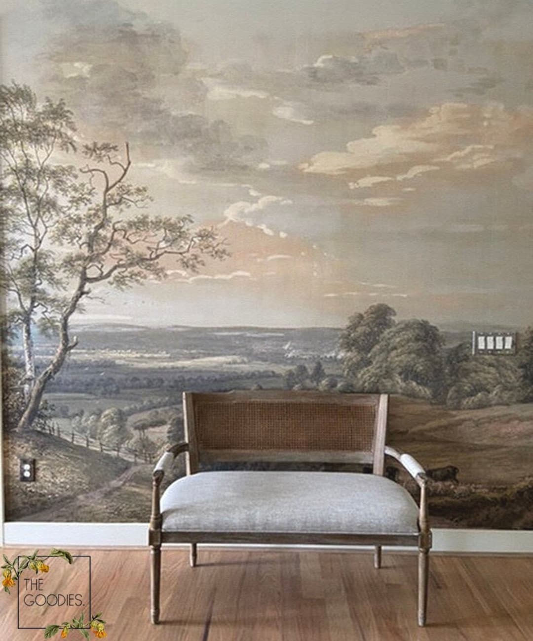 Rural Painting Wall Mural Removable or Regular Wallpaper - Etsy Australia