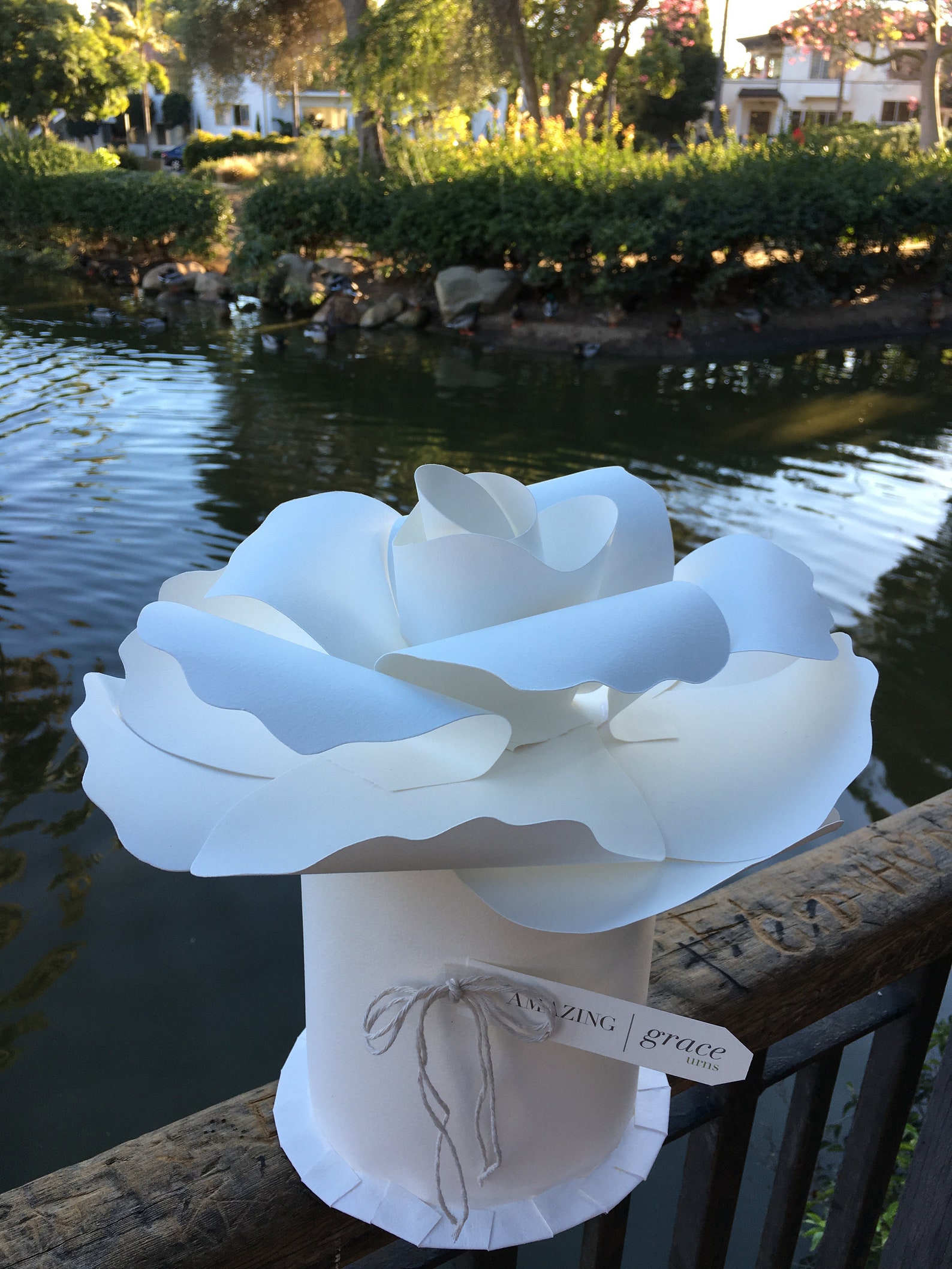 Biodegradable cremation urn / Premium Design / floating water Etsy
