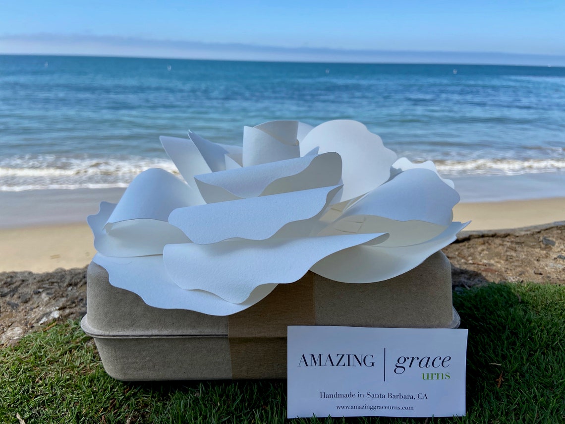 Biodegradable Urn for Human Ashes / water burial urn / urn for Etsy