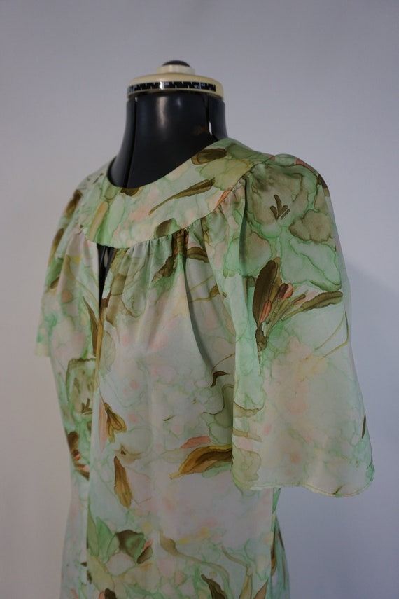 Vintage 1970's Floral Gown - image 3