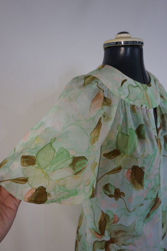 Vintage 1970's Floral Gown - image 7