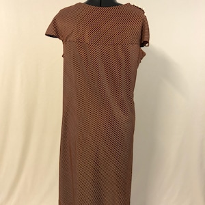 Vintage Striped Shift Dress
