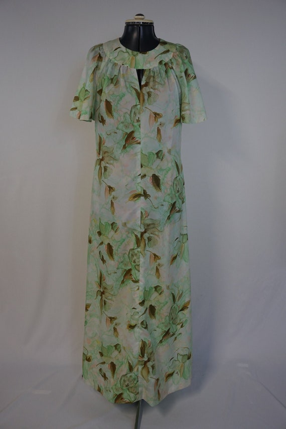 Vintage 1970's Floral Gown - image 1