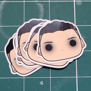 Chris Motionless - Motionless In White Vinyl Sticker Pack - 3 Chris Motionless Funko Pop Design MIW Werewolf