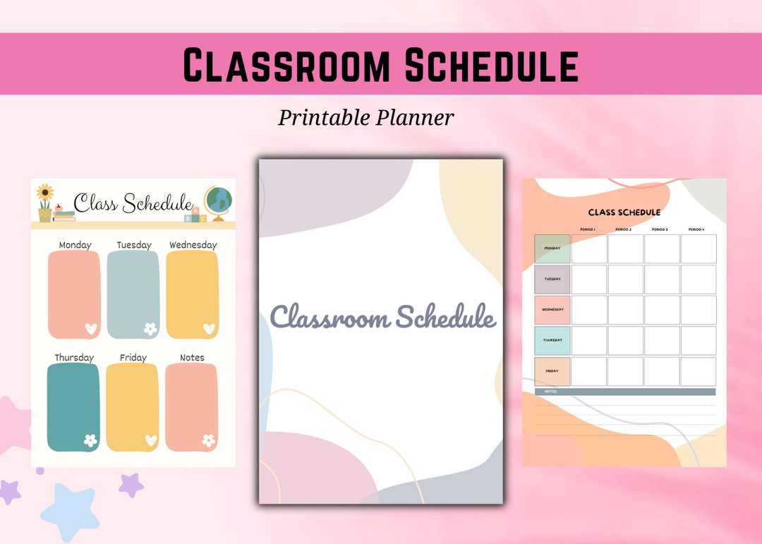 Classroom Schedule Downloadable Classroom To Do List Printable PDF Classroom schedule downloadable classroom to do list printable pdf