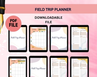 Field Trip Planner, Educational Trip Planning, School Outing Organizer, Downloadable Teacher Planner, Student Safety, Trip Itinerary Planner