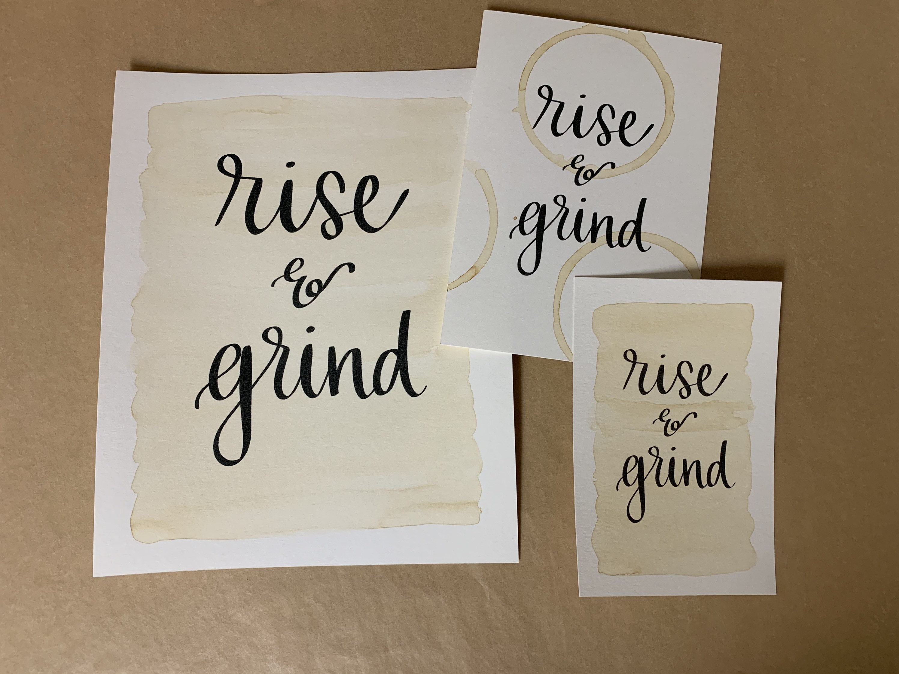 Rise and Grind Coffee Bar Sign Coffee Wall Art Coffee Etsy