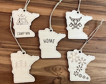 Minnesota Gifts | MN Home Ornament | Housewarming Gift