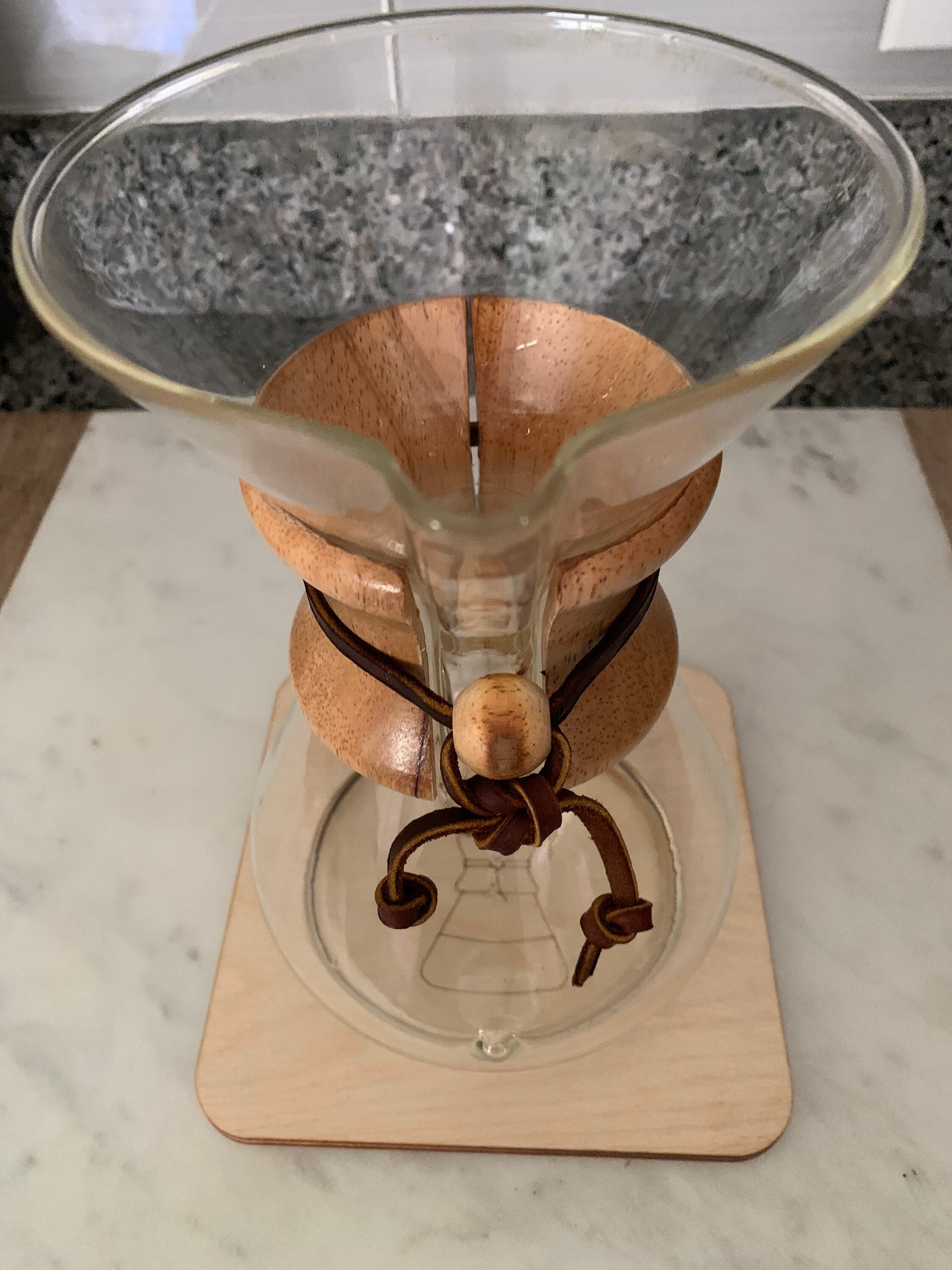 Chemex Coaster Pour Over Coffee Coffee Lover Gift Chemex Etsy