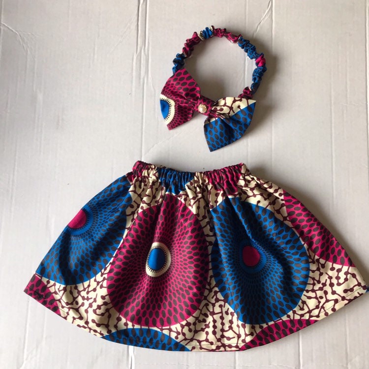 African skirts for kids sales